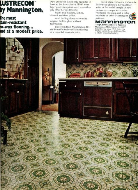 70s vinyl flooring pattern